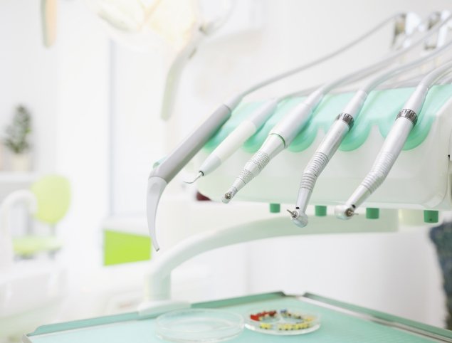 Storage area in dental office for advanced dental technology